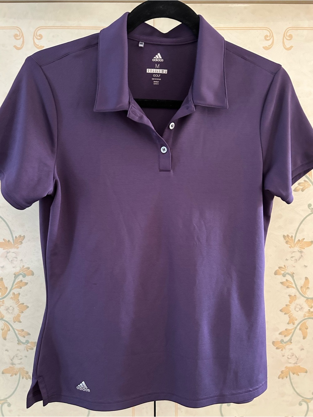 adidas Women's Purple Polo Golf Shirt